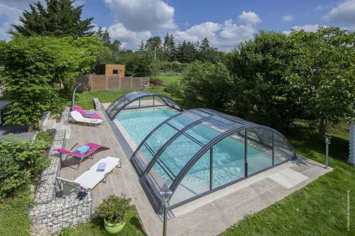Monteaux Au Coeur Du Bien Etre, Chambre D'Hotes Avec Piscine Chauffee Et Couverte, Spa, Sauna, Massages מראה חיצוני תמונה