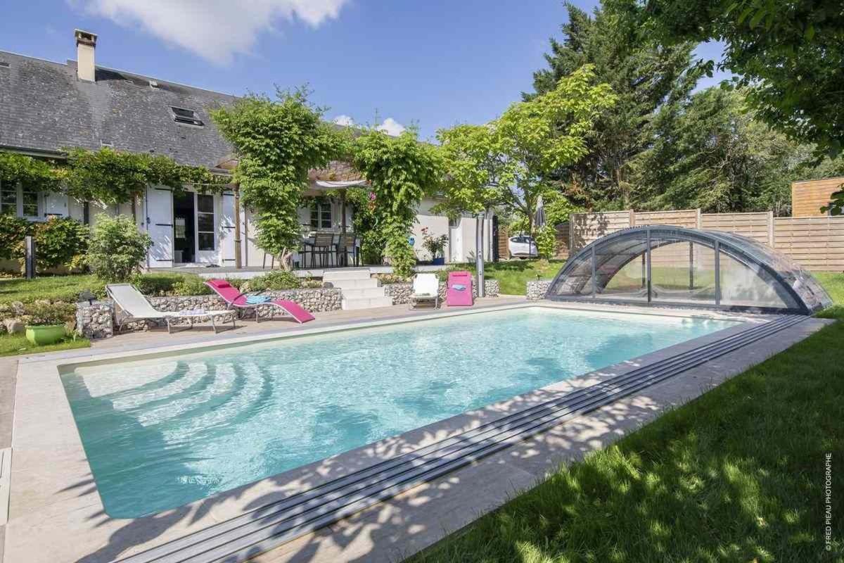 Monteaux Au Coeur Du Bien Etre, Chambre D'Hotes Avec Piscine Chauffee Et Couverte, Spa, Sauna, Massages מראה חיצוני תמונה