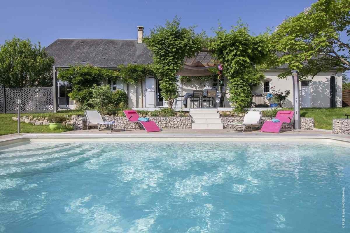 Monteaux Au Coeur Du Bien Etre, Chambre D'Hotes Avec Piscine Chauffee Et Couverte, Spa, Sauna, Massages מראה חיצוני תמונה
